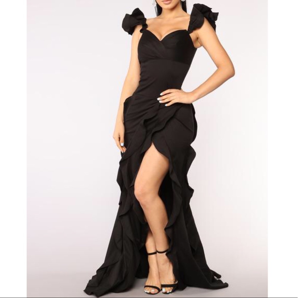 RUFFLE DRESS
